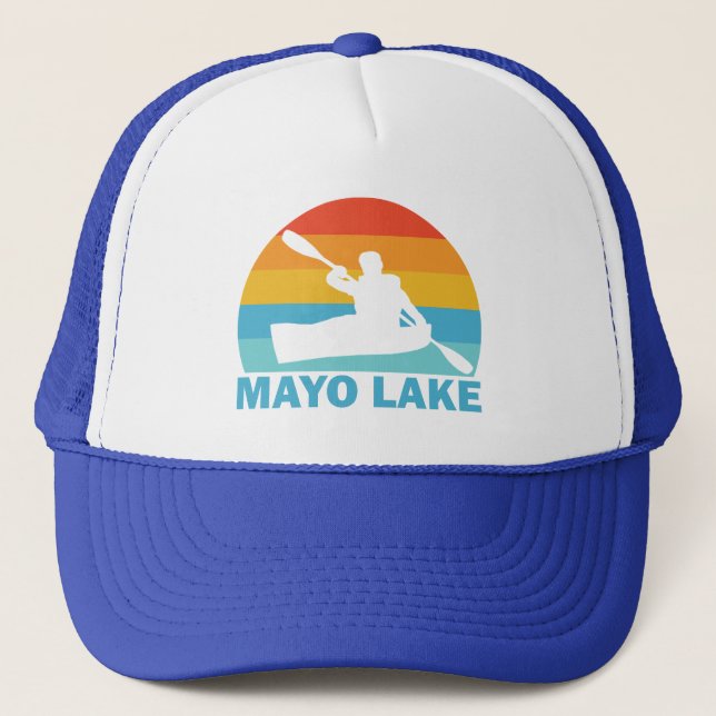 Gorra De Camionero Lago Mayo Carolina del Norte Kayak (Anverso)