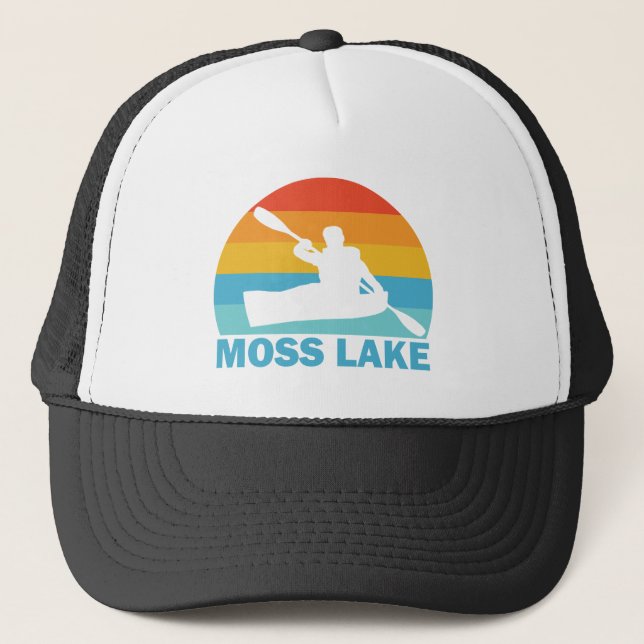 Gorra De Camionero Lago Moss Carolina del Norte Kayak (Anverso)
