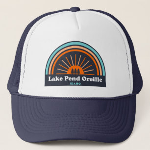 Gorra De Camionero Lago Pend Oreille Idaho Arcoiris