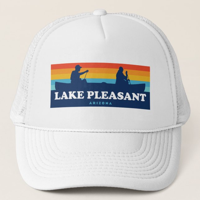 Gorra De Camionero Lago Pleasant Arizona Canoe (Anverso)