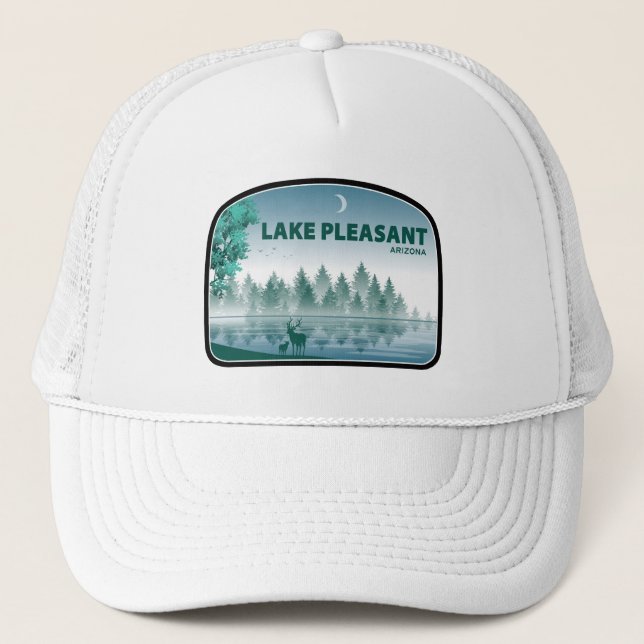Gorra De Camionero Lago Pleasant Arizona Deer (Anverso)