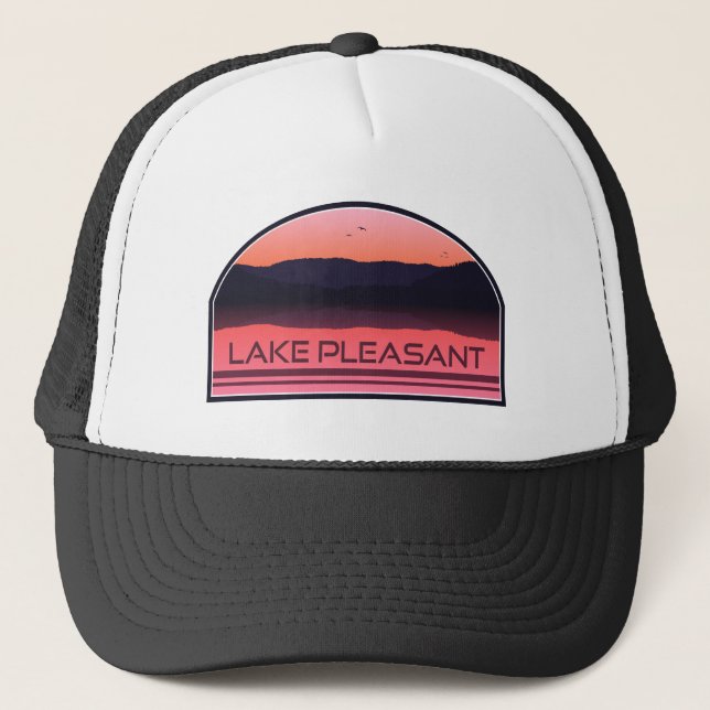 Gorra De Camionero Lago Pleasant Arizona Red Sunrise (Anverso)