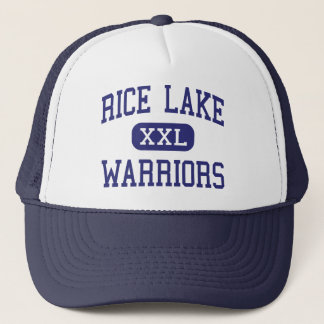 Gorra De Camionero Lago rice - guerreros - alto - lago Wisconsin rice