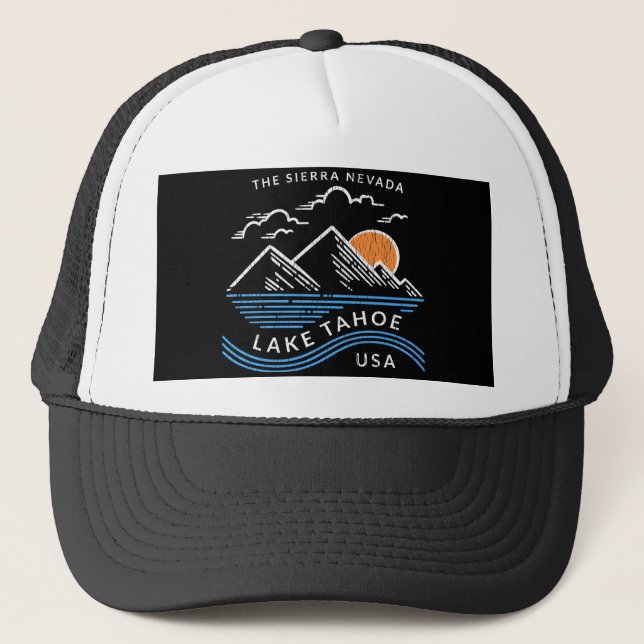 Gorra De Camionero Lago Tahoe Sierra Nevada (Anverso)