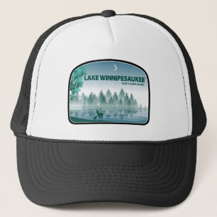 Gorra De Camionero Lago Winnipesaukee New Hampshire Deer