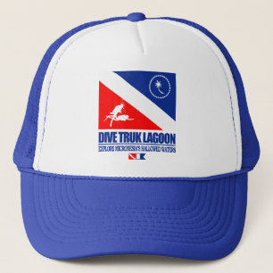 Gorra De Camionero Laguna de Truk de la zambullida