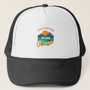 Gorra De Camionero Lake - Life Is Better On The River