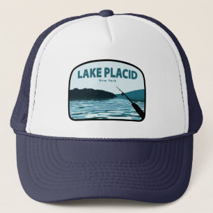 Gorra De Camionero Lake Placid New York Fish Rod