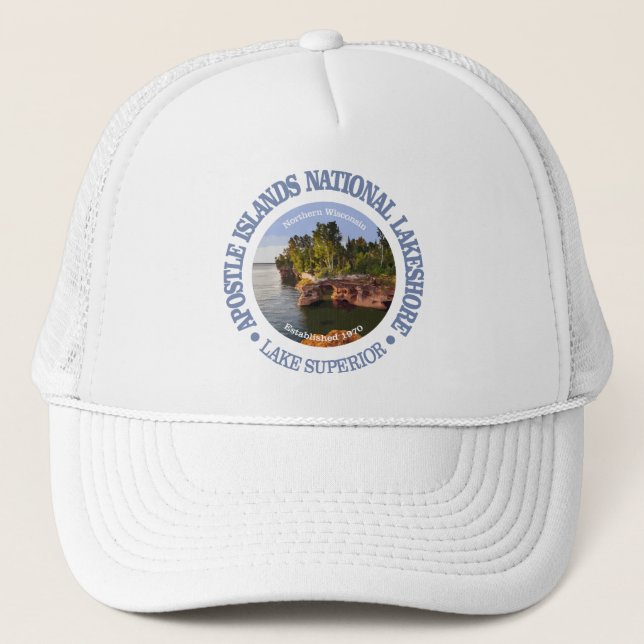 Gorra De Camionero Lakeshore nacional de las islas Apóstol (Anverso)