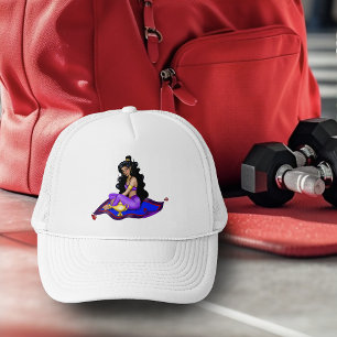 Gorra De Camionero Lámpara de Alfombra Mágica Genio Cielo Azul