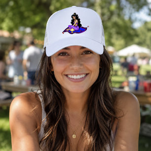 Gorra De Camionero Lámpara de Alfombra Mágica Genio Cielo Azul