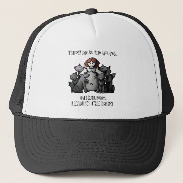 Gorra De Camionero "Lánceme a los lobos " (Anverso)