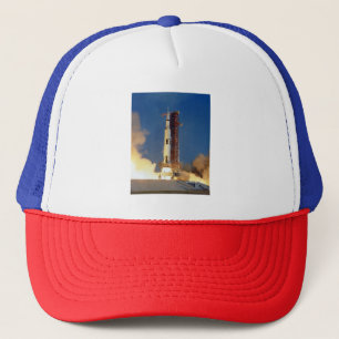 Gorra De Camionero Lanzamiento del cohete de la misión de la primera 