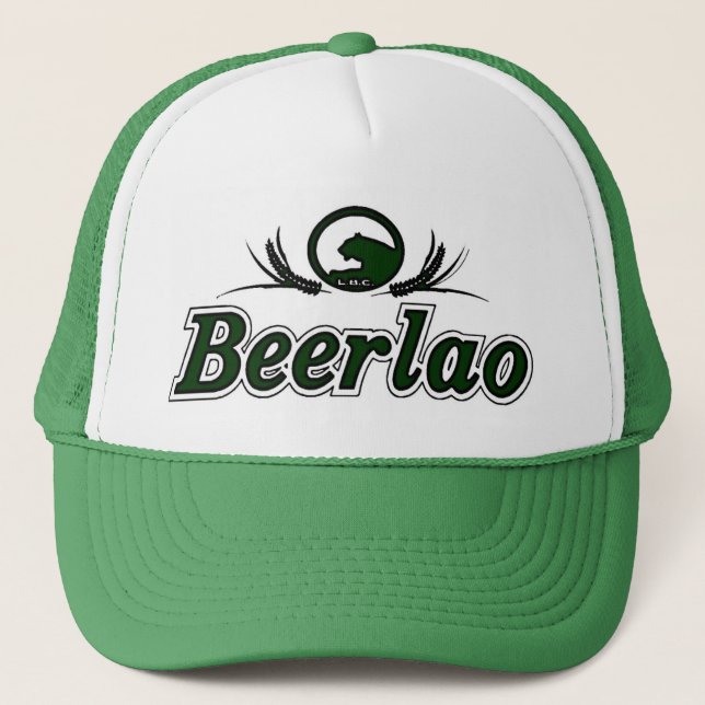 Gorra De Camionero Lao 2 de la cerveza (Anverso)