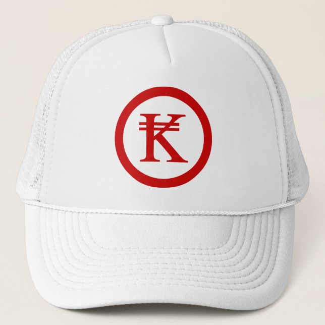 Gorra De Camionero Laos Kip Lao/Rótulo de Dinero Laotiano (Anverso)