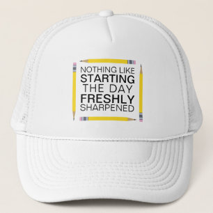 Gorra De Camionero Lápices recientemente afilados divertidos