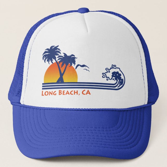 Gorra De Camionero Larga playa CA (Anverso)