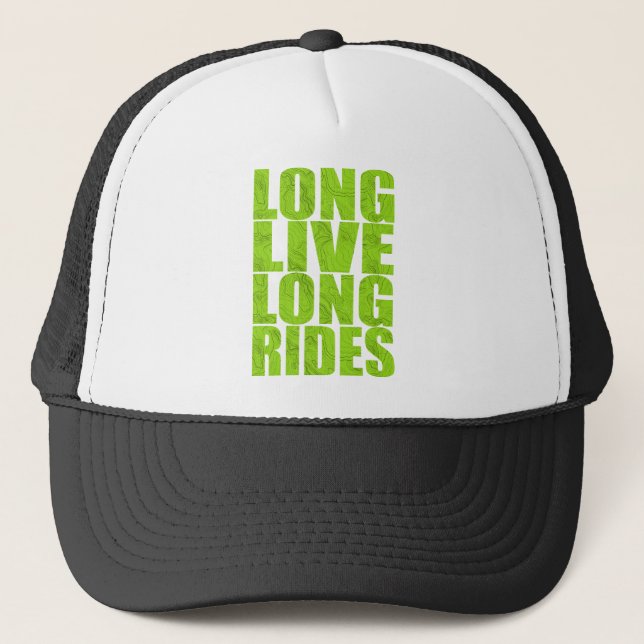 Gorra De Camionero Larga vida a largas jornadas (Topo) (Anverso)