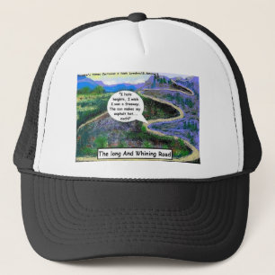 Gorra De Camionero Larga y Llorosa Carretera Regalos Divertidos y Col