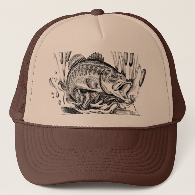 Gorra De Camionero Largemouth Bass (Anverso)
