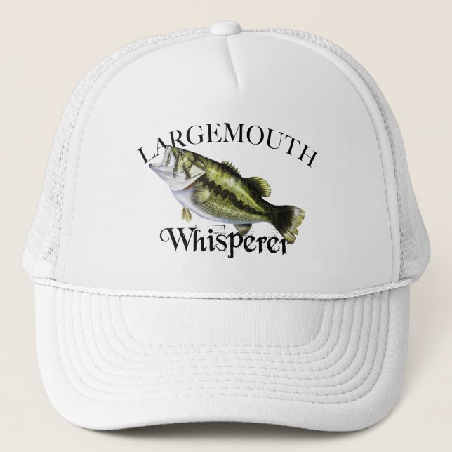 Gorra De Camionero Largemouth Bass Whisperer (Anverso)