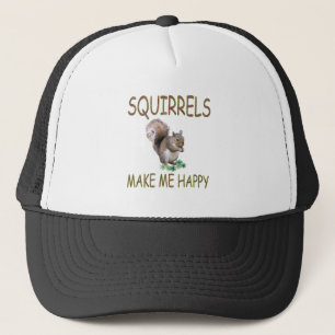 Gorra De Camionero Las ardillas me hacen feliz