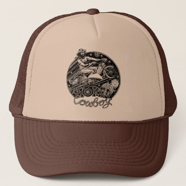 Gorra De Camionero Las aventuras del vaquero del ciclomotor (Anverso)