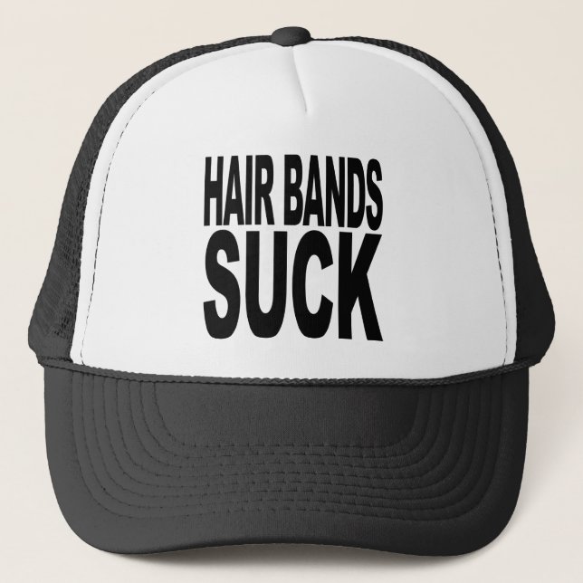 Gorra De Camionero Las bandas del pelo chupan (Anverso)
