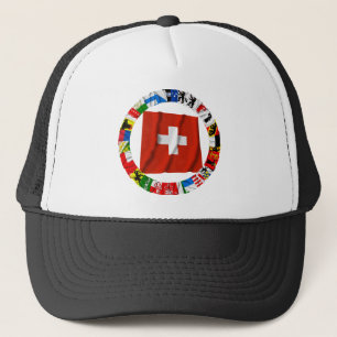 Gorra De Camionero Las banderas de los cantones de Suiza
