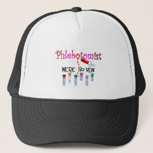 Gorra De Camionero Las camisetas de la vena de Phlebotomist "somos