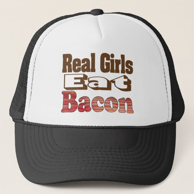 Gorra De Camionero Las Chicas Reales Comen Tocino (Anverso)