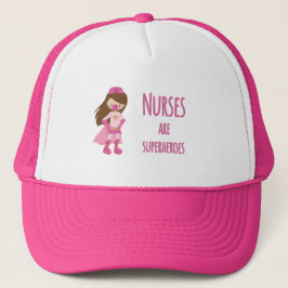 Gorra De Camionero Las enfermeras son superhéroes