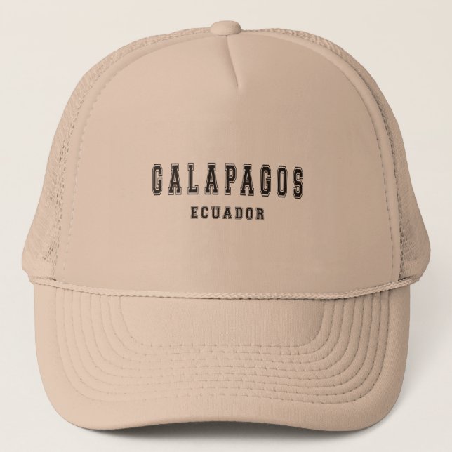 Gorra De Camionero Las Islas Galápagos Ecuador (Anverso)