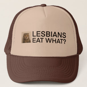 Gorra De Camionero Las lesbianas comen qué divertido