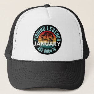 GORRA DE CAMIONERO LAS LEYENDAS DE LA PESCA NACEN EN ENERO