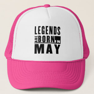 GORRA DE CAMIONERO LAS LEYENDAS NACEN EN MAYO