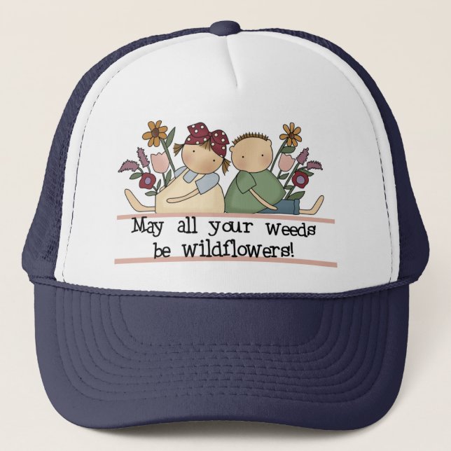 Gorra De Camionero Las malas hierbas sean Wildflowers (Anverso)