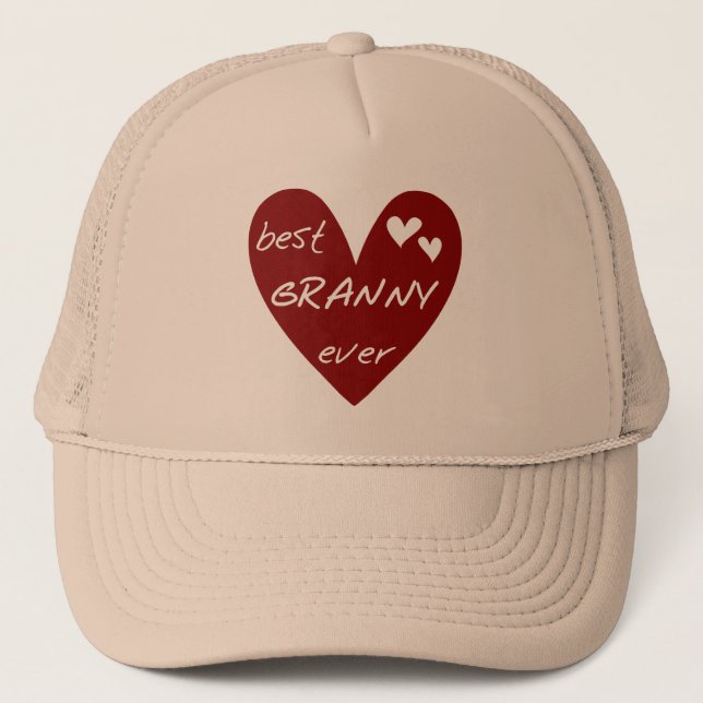 Gorra De Camionero Las mejores camisetas y regalos de la abuelita del (Anverso)