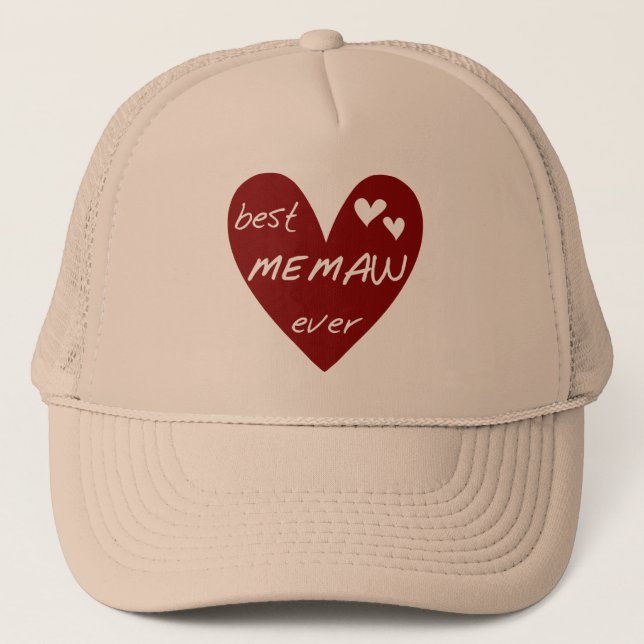 Gorra De Camionero Las mejores camisetas y regalos de Memaw del (Anverso)