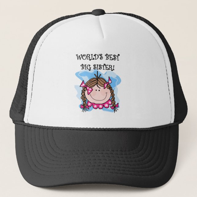 Gorra De Camionero Las mejores camisetas y regalos para hermanas gran (Anverso)