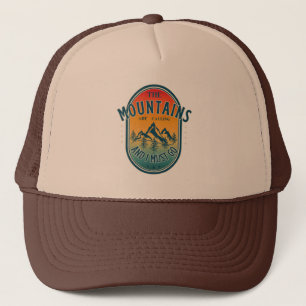 Gorra De Camionero Las montañas están llamando y debo ir