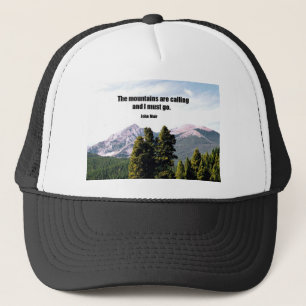 Gorra De Camionero Las montañas están llamando y debo irme.