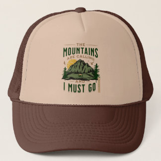 Gorra De Camionero Las montañas llaman