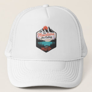 Gorra De Camionero Las montañas llaman - Aventura a la Naturaleza