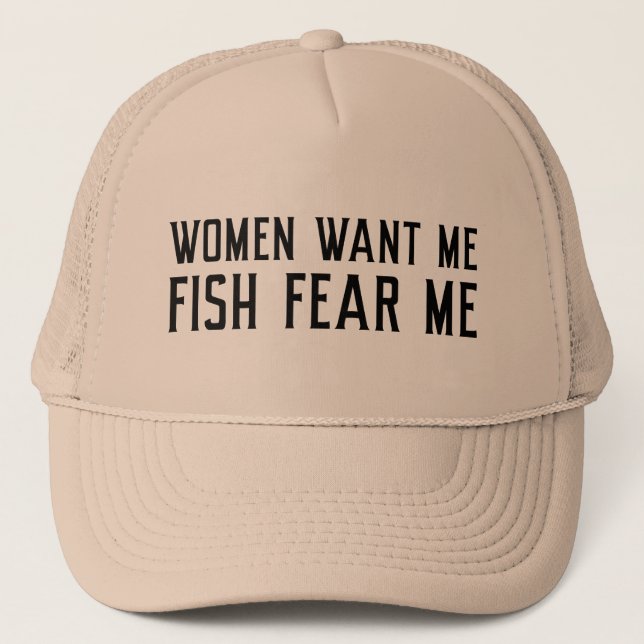 Gorra De Camionero Las Mujeres Me Quieren Temer (Anverso)