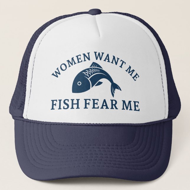 Gorra De Camionero Las Mujeres Me Quieren Temer (Anverso)