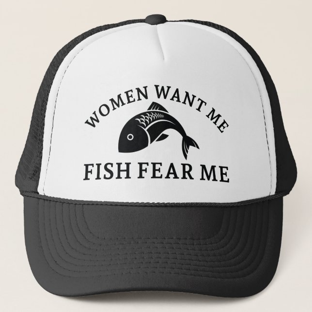Gorra De Camionero Las Mujeres Me Quieren Temer (Anverso)