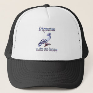 Gorra De Camionero Las palomas me hacen feliz