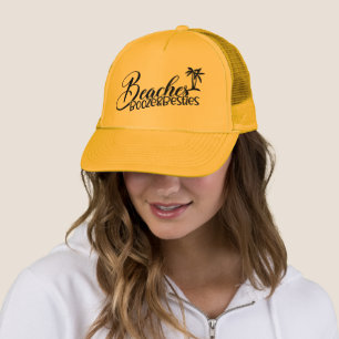 Gorra De Camionero Las playas toman alcohol y bestias