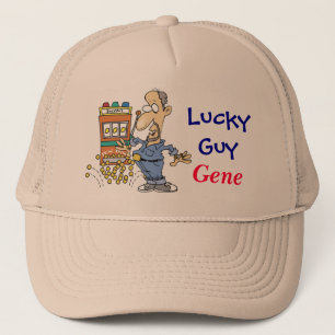 Gorra De Camionero Las ranuras, afortunadas, individuo - personalice